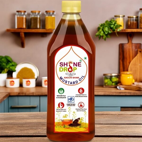 Shine Drop Kacchi Ghani Mustard Oil 1L